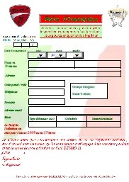 Formulaire d'inscription PDF